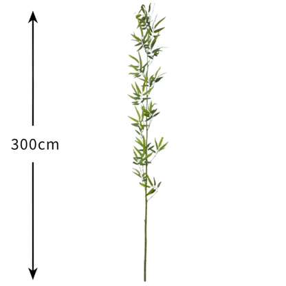 Garden Gyani Big Semi Natural Bamboo Stick – 300 cm Tall | Lifelike Faux Indoor & Outdoor Décor