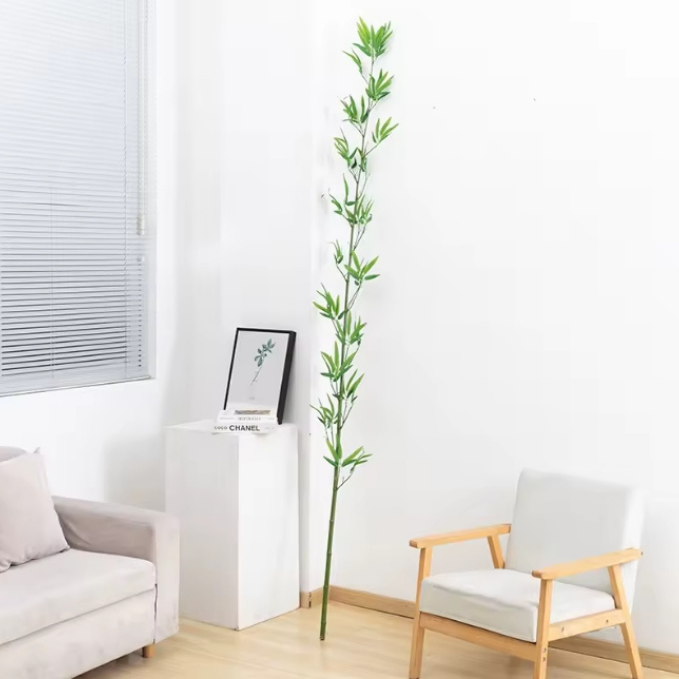 Garden Gyani Big Semi Natural Bamboo Stick – 300 cm Tall | Lifelike Faux Indoor & Outdoor Décor