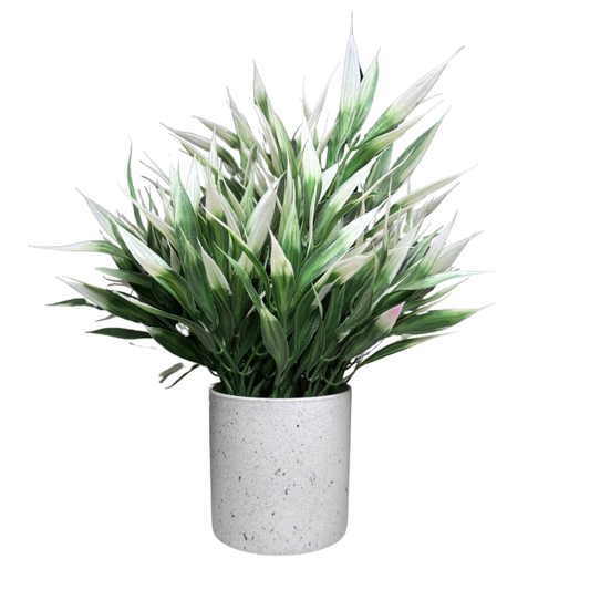 Garden Gyani Artificial Rubber Plant – Small Faux Potted Plant for Tabletop, Home, Bathroom & Office Décor | Indoor Decorative Greenery