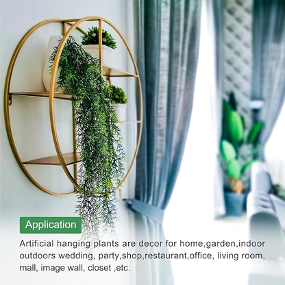 Artificial Hanging Vine Creeper – Decorative Faux Trailing Greenery (Pot Not Included)
