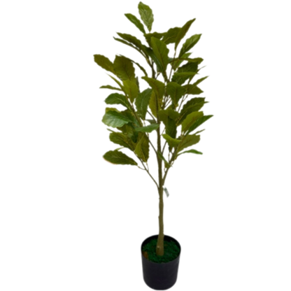 Garden Gyani Rubber Leaves Mix – 95 cm Tall Artificial Plant | Lifelike Faux Indoor & Outdoor Décor Without Pot