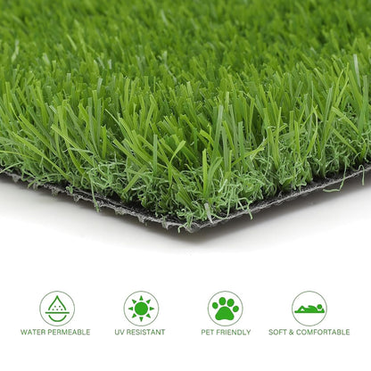 Garden Gyani Artificial Grass Mat 50mm – 6.6ft x 2ft Faux Lawn Carpet for Balcony & Garden