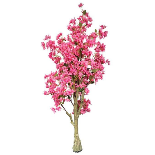 Artificial Bougainvillea Tree 5.7 Feet – Pink Decorative Faux Flower Tree