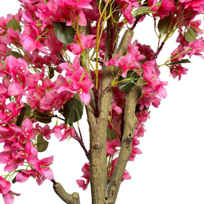 Artificial Bougainvillea Tree 5.7 Feet – Pink Decorative Faux Flower Tree