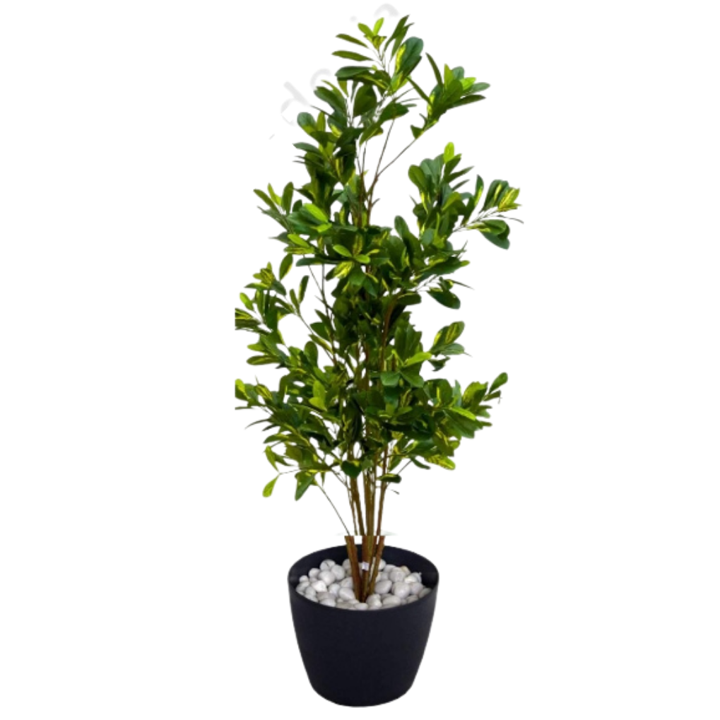 Garden Gyani Artificial Green Plant 150cm with Pot – Decorative Indoor Tall Floor Plant