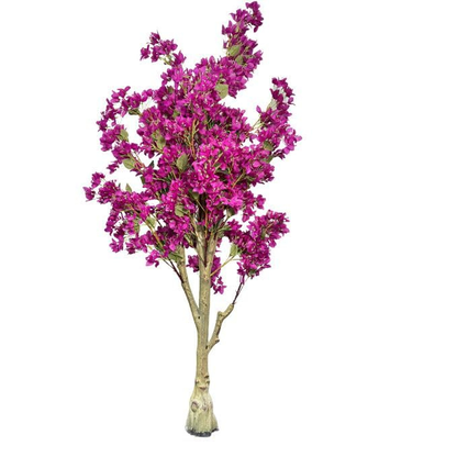 Garden Gyani Artificial Bougainvillea Tree – 5.7 Feet Tall | Faux Flowering Tree with Pink Blooms for Home, Balcony & Office Décor | Indoor Outdoor UV Resistant Decorative Plant Without Pot