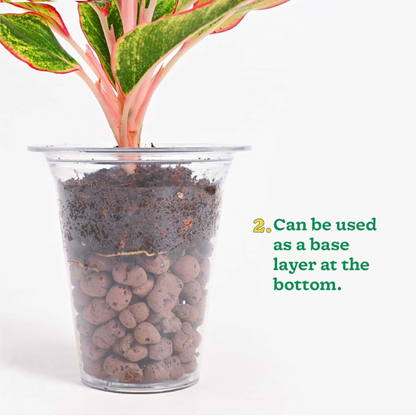 Garden Gyani LECA Balls 1.8kg / 7L – Clay Balls for Plants, Hydroponics & Soilless Gardening (Size: 8-15mm)
