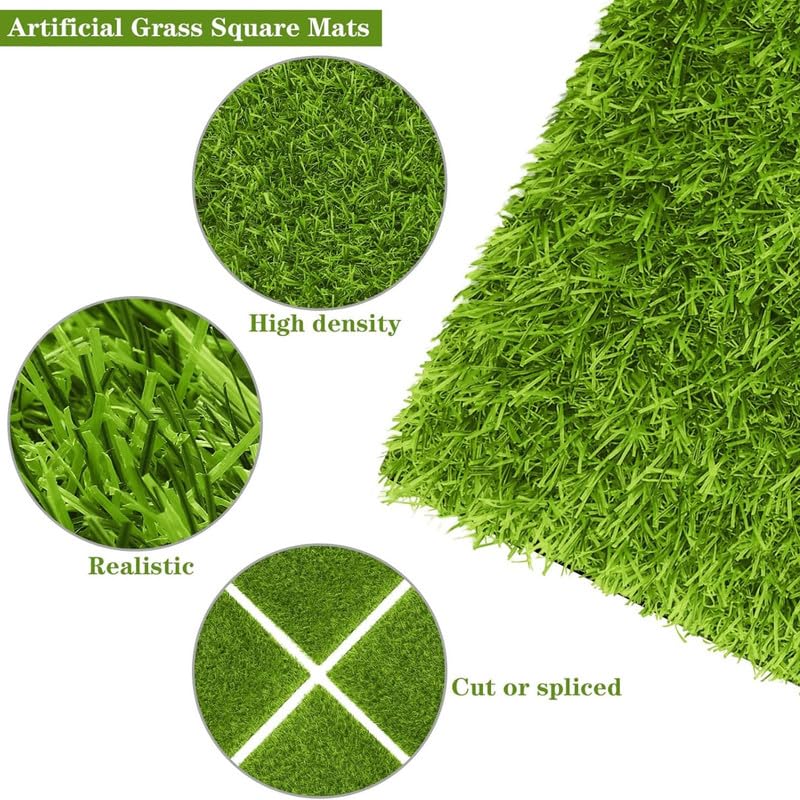 Garden Gyani Artificial Grass Mat 60mm – 6.6ft x 18ft Premium Faux Lawn Carpet