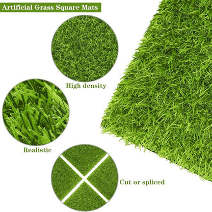 Garden Gyani Artificial Grass Mat 60mm – 6.6ft x 6ft Premium Faux Lawn Carpet