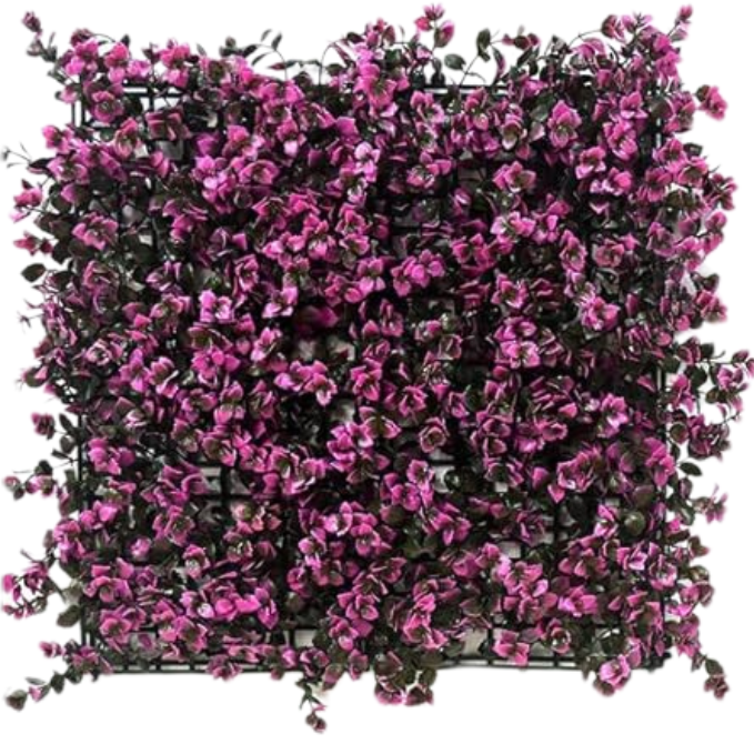 Garden Gyani 50x50 cm Artificial Greenery Wall Panel – Lush Faux Vertical Garden Mat for Wall, Balcony & Home Décor
