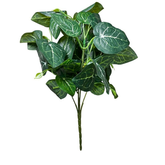Garden Gyani Artificial Money Plant | 18" Tall Realistic Faux Ornamental Tree | Indoor Decorative Green Plant for Home, Shop & Office (Pot Not Included)