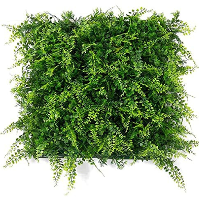 Garden Gyani 50x50 cm Artificial Greenery Wall Panel – Lush Faux Vertical Garden Mat for Wall, Balcony & Home Décor