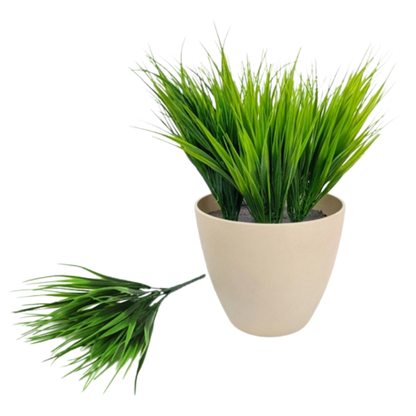 Garden Gyani Plastic Yucca Shrubs – 30cm Artificial Greenery Without Pot for Home, Office & Tabletop Décor