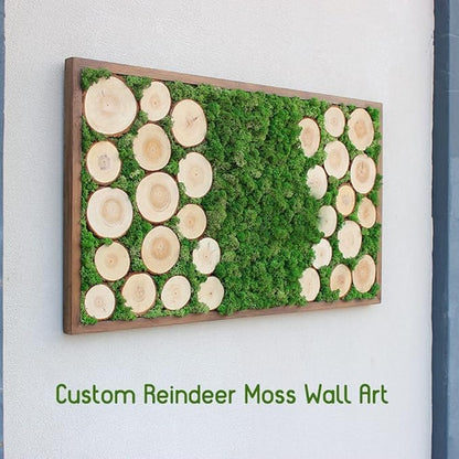 Garden Gyani Prefleur Preserved Reindeer Craft Moss | Natural Green DIY Kit for Gardening, Arts & Crafts, Florist Projects, Wedding Backdrop & Home Decoration