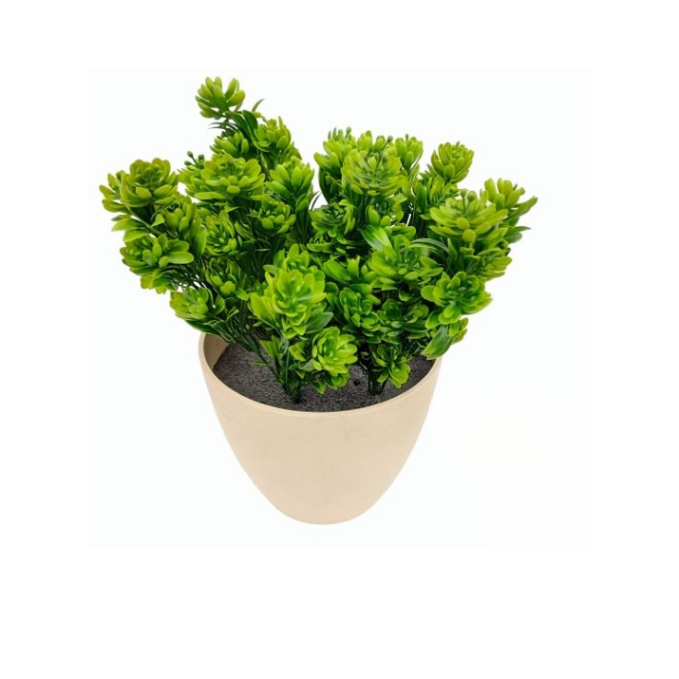 Garden Gyani Succulent Leaf PVC Shrubs – 30 cm Tall Artificial Plant | Lifelike Faux Succulent Greenery for Home & Office