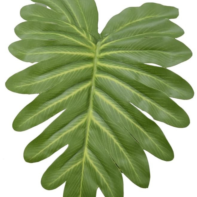 Garden Gyani Artificial Miniature PVC Silk Plant – 70 cm Tall, 18 Big Leaves, Without Pot | Realistic Green Decorative Faux Plant for Home & Office Décor
