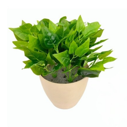 Garden Gyani Full Green Leaves PVC Shrubs – 30 cm Tall Artificial Plant | Lifelike Faux Greenery for Home, Office & Décor