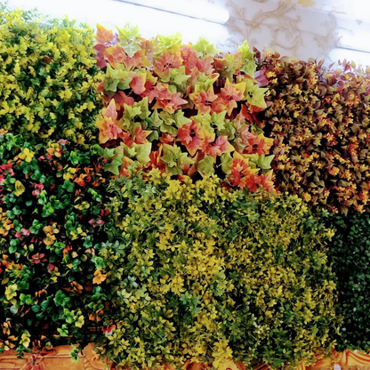 Garden Gyani Artificial Vertical Garden Panel 50×50 cm | Pink Bougainvillea Flower Wall | UV Protected Indoor Outdoor Decor