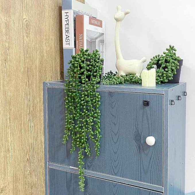 Garden Gyani Artificial Vines | Faux Greenery Garland with Willow Leaves | Hanging Ivy Trailing Plant for Home, Office & Holiday Decoration