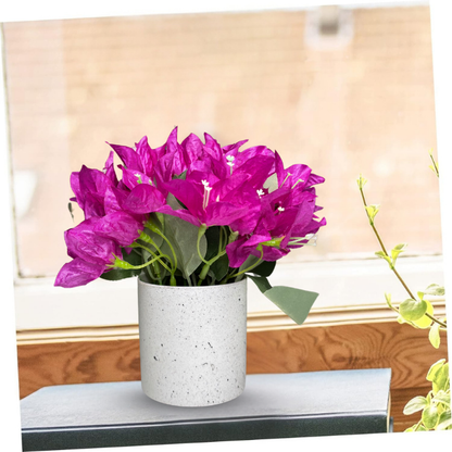 Garden Gyani Artificial Rubber Plant – Small Faux Potted Plant for Tabletop, Home, Bathroom & Office Décor | Indoor Decorative Greenery
