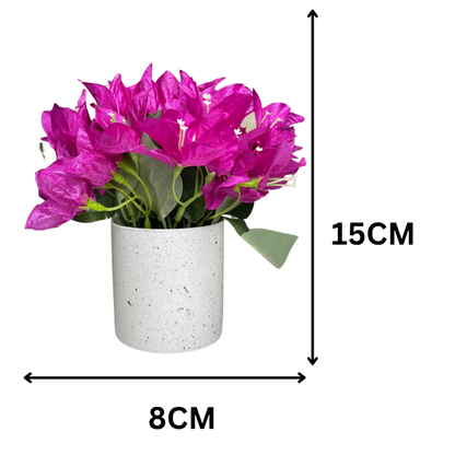 Garden Gyani Artificial Rubber Plant – Small Faux Potted Plant for Tabletop, Home, Bathroom & Office Décor | Indoor Decorative Greenery