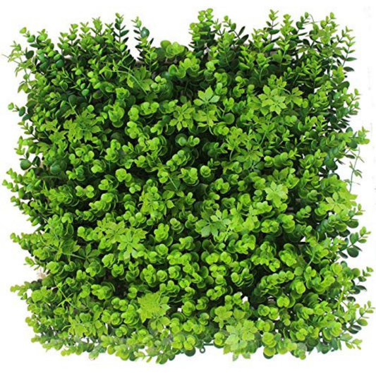 Garden Gyani Artificial Vertical Garden Panel 50×50 cm | Mixed Green Foliage Wall | UV Protected Indoor Outdoor Decor