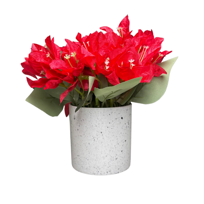 Garden Gyani Artificial Rubber Plant – Small Faux Potted Plant for Tabletop, Home, Bathroom & Office Décor | Indoor Decorative Greenery