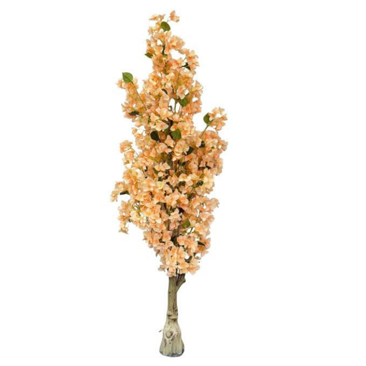 Artificial Peach Blossom Tree 5.7 Feet – Decorative Faux Flower Tree for Home & Event Decor