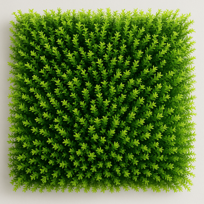 Garden Gyani 50x50 cm Artificial Greenery Wall Panel – Lush Faux Vertical Garden Mat for Wall, Balcony & Home Décor