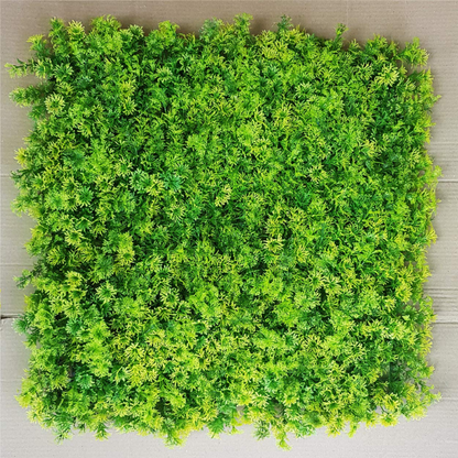 Garden Gyani 50x50 cm Artificial Greenery Wall Panel – Lush Faux Vertical Garden Mat for Wall, Balcony & Home Décor
