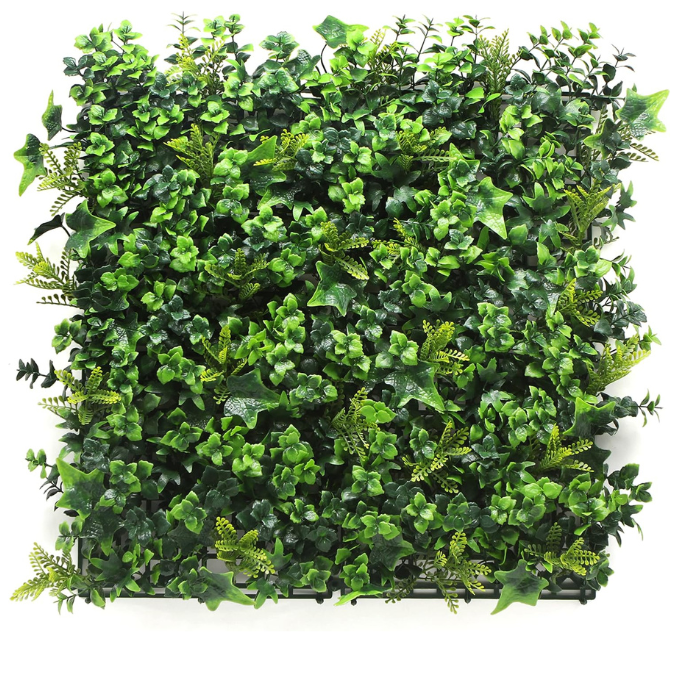 Garden Gyani 50x50 cm Artificial Greenery Wall Panel – Lush Faux Vertical Garden Mat for Wall, Balcony & Home Décor