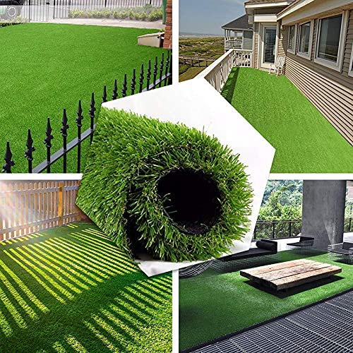 Garden Gyani Artificial Grass Mat 50mm – 6.6ft x 14ft Faux Lawn Carpet for Balcony & Garden