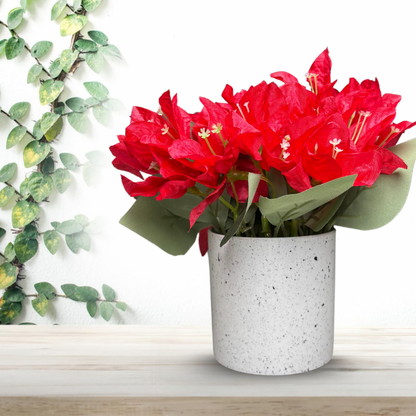 Garden Gyani Artificial Rubber Plant – Small Faux Potted Plant for Tabletop, Home, Bathroom & Office Décor | Indoor Decorative Greenery