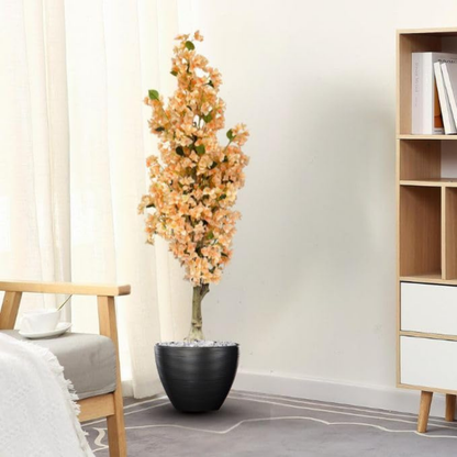 Artificial Peach Blossom Tree 5.7 Feet – Decorative Faux Flower Tree for Home & Event Decor