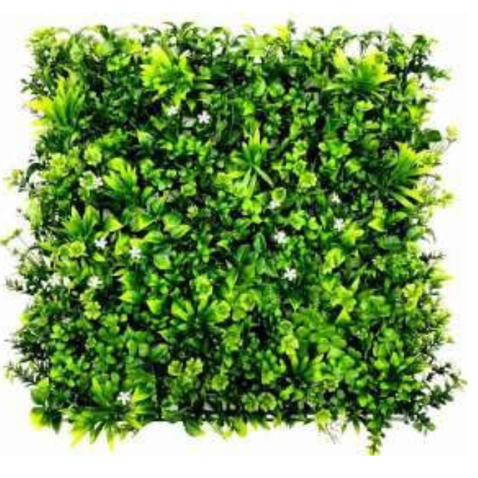 Garden Gyani 50x50 cm Artificial Greenery Wall Panel – Lush Faux Vertical Garden Mat for Wall, Balcony & Home Décor