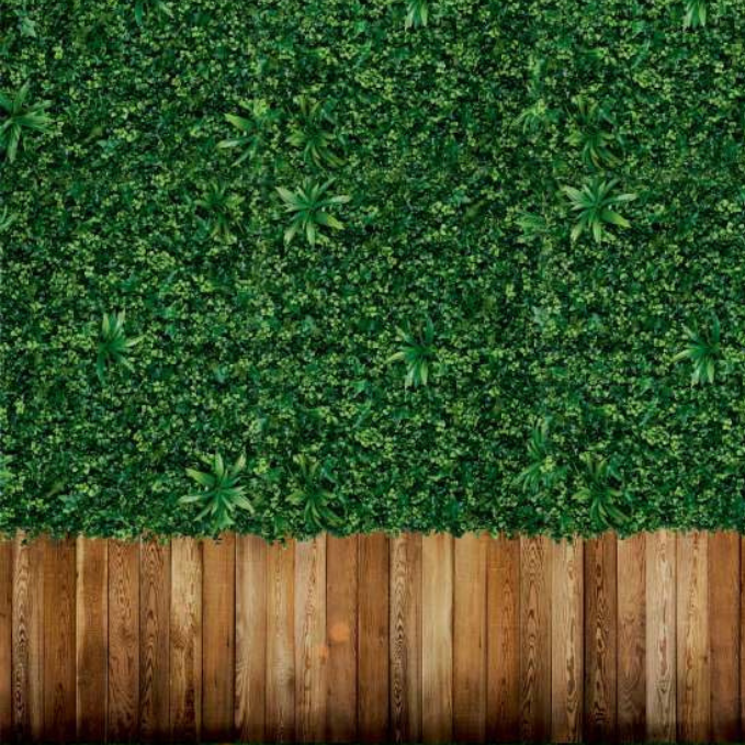Garden Gyani 50x50 cm Artificial Greenery Wall Panel – Lush Faux Vertical Garden Mat for Wall, Balcony & Home Décor