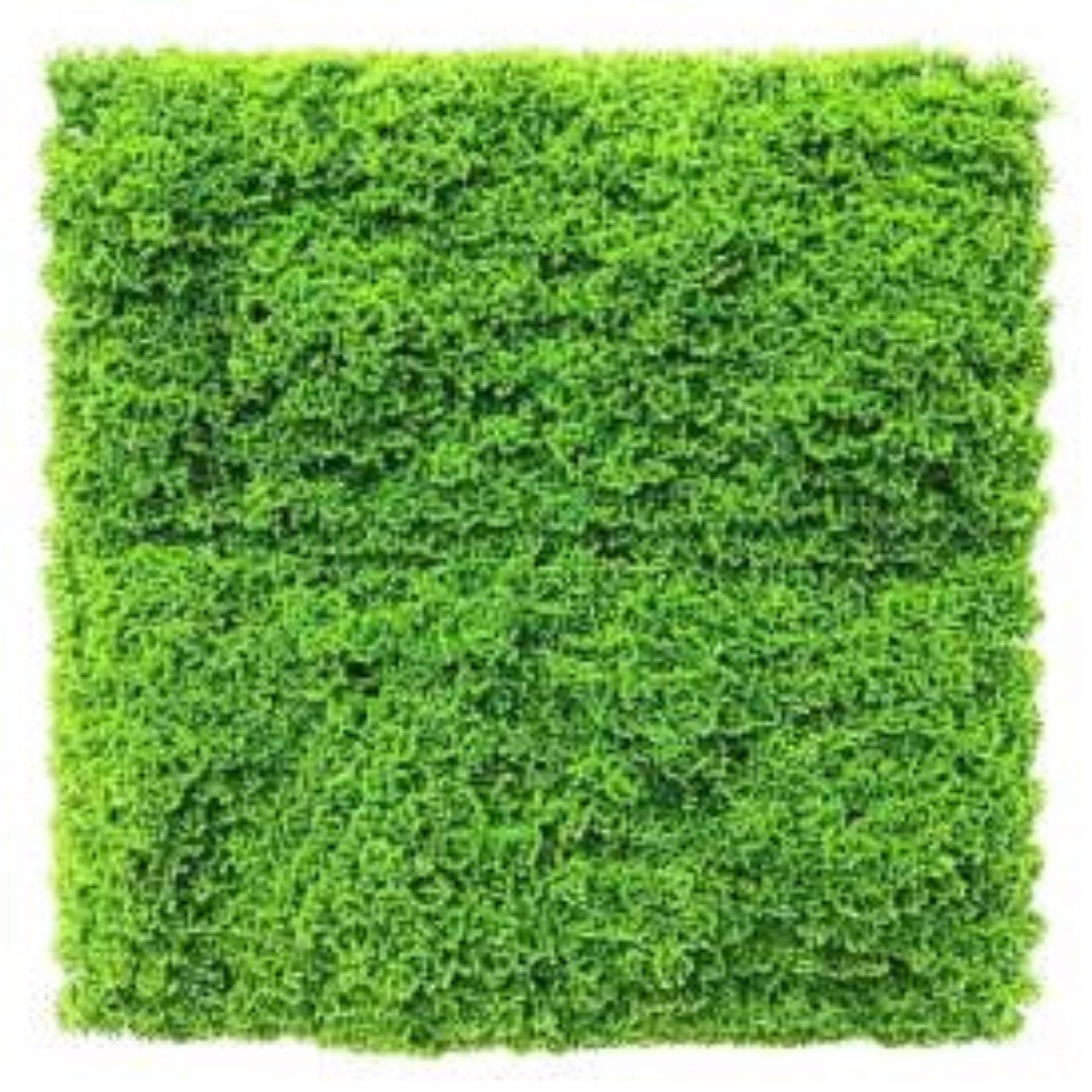 Garden Gyani Artificial Grass Wall Panel 50×50 cm | Dense Moss Style Green Mat | UV Protected Indoor Outdoor Decor