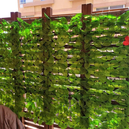 Artificial Leaf Fence Mat 1×3 Meter – Decorative Green Privacy Fence Panel Roll