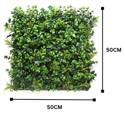 Garden Gyani 50x50 cm Artificial Greenery Wall Panel – Lush Faux Vertical Garden Mat for Wall, Balcony & Home Décor
