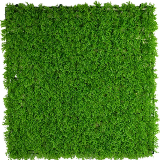 Garden Gyani Artificial Vertical Garden Panel 50×50 cm | Fine Dense Green Foliage Mat | UV Protected Indoor Outdoor Wall Decor