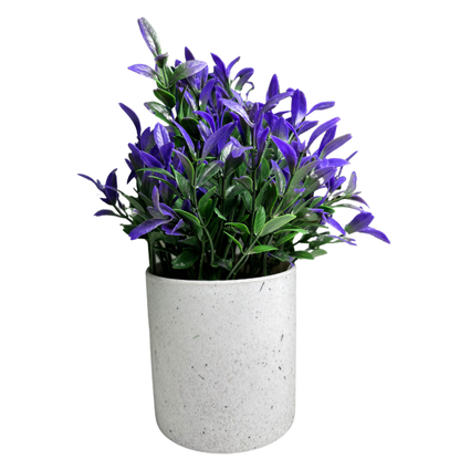 Garden Gyani Artificial Rubber Plant – Small Faux Potted Plant for Tabletop, Home, Bathroom & Office Décor | Indoor Decorative Greenery