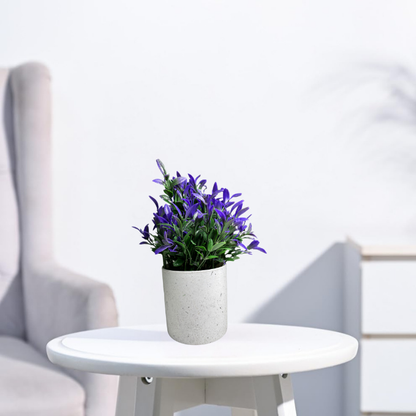 Garden Gyani Artificial Rubber Plant – Small Faux Potted Plant for Tabletop, Home, Bathroom & Office Décor | Indoor Decorative Greenery
