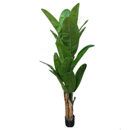 Garden Gyani 120CM Artificial Monstera Plant (Without Pot) – Real-Touch Split Leaf Tropical Décor for Home & Office