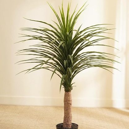 Garden Gyani Artificial Nolina Floor Plant – 150 cm Tall | Realistic Faux Indoor Ornamental Plant | Durable & Maintenance-Free Home & Office Decor | Pot Not Included