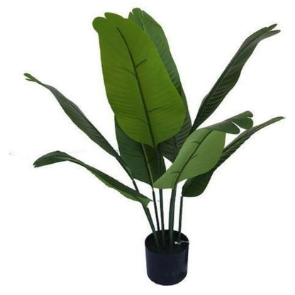 Garden Gyani 90CM Artificial Traveller Palm (Without Pot) – Exotic Tropical Plant for Home & Office Décor