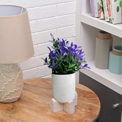 Garden Gyani Artificial Rubber Plant – Small Faux Potted Plant for Tabletop, Home, Bathroom & Office Décor | Indoor Decorative Greenery