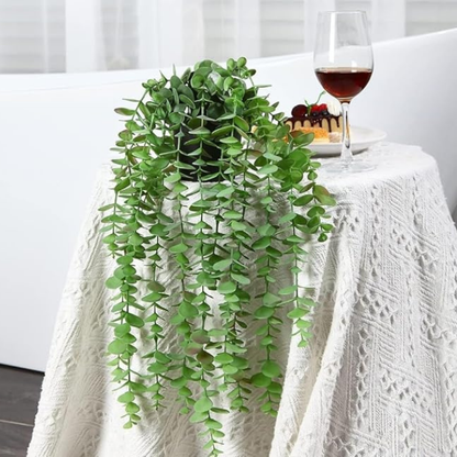 Artificial Hanging Creeper Vine – Decorative Faux Trailing Greenery (Pot Not Included)