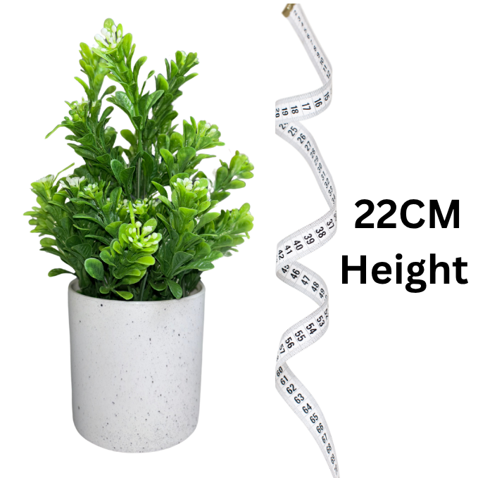Garden Gyani Artificial Rubber Plant – Small Faux Potted Plant for Tabletop, Home, Bathroom & Office Décor | Indoor Decorative Greenery