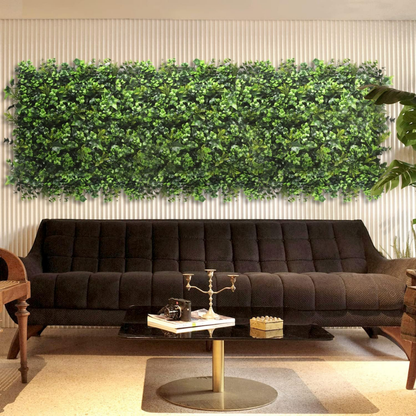 Garden Gyani Artificial Green Wall Panel – 50cm x 50cm | UV Resistant Vertical Garden Tile