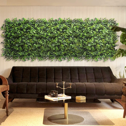 Garden Gyani 50x50 cm Artificial Greenery Wall Panel – Lush Faux Vertical Garden Mat for Wall, Balcony & Home Décor